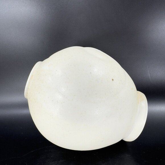 Vintage Hand Made Stoneware Pottery Vase Vessel Shell Swirl Pattern Hand Crafted - Picture 8 of 15